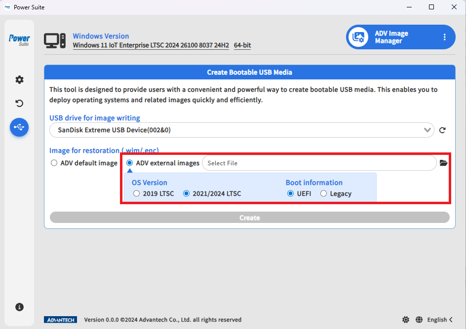 Windows ADV Image Manager - WIM rule check