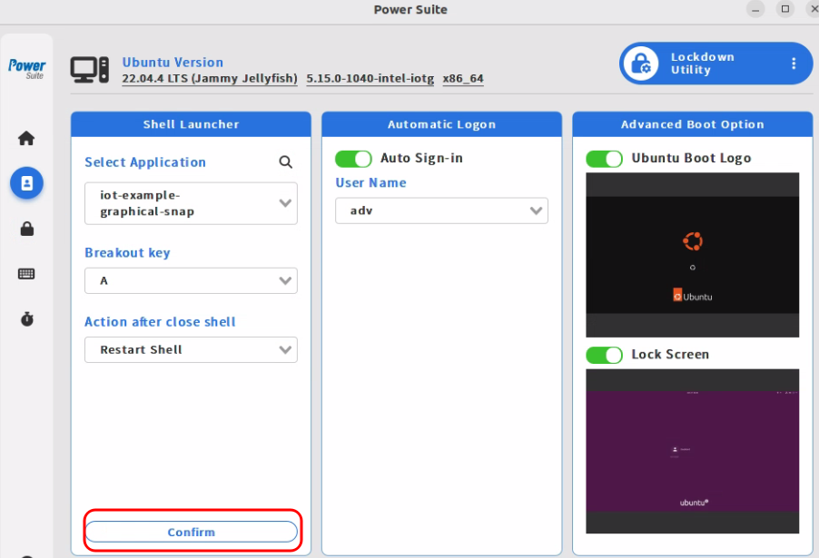 Ubuntu Lockdown Utility - Shell Launcher