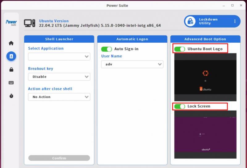 Ubuntu Lockdown Utility - Shell Launcher